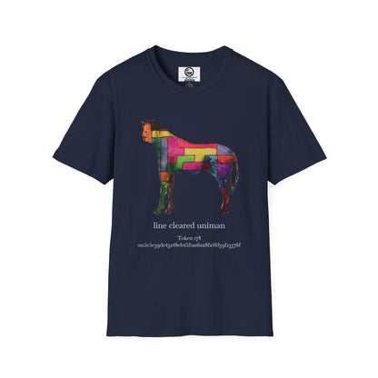 Colorful Horse Graphic Unisex T-Shirt, Vibrant Art Tee, Casual Wear, Unique Gift, Animal Lover Shirt, Summer Fun Attire
