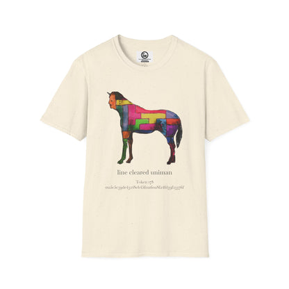 Colorful Horse Graphic Unisex T-Shirt, Vibrant Art Tee, Casual Wear, Unique Gift, Animal Lover Shirt, Summer Fun Attire