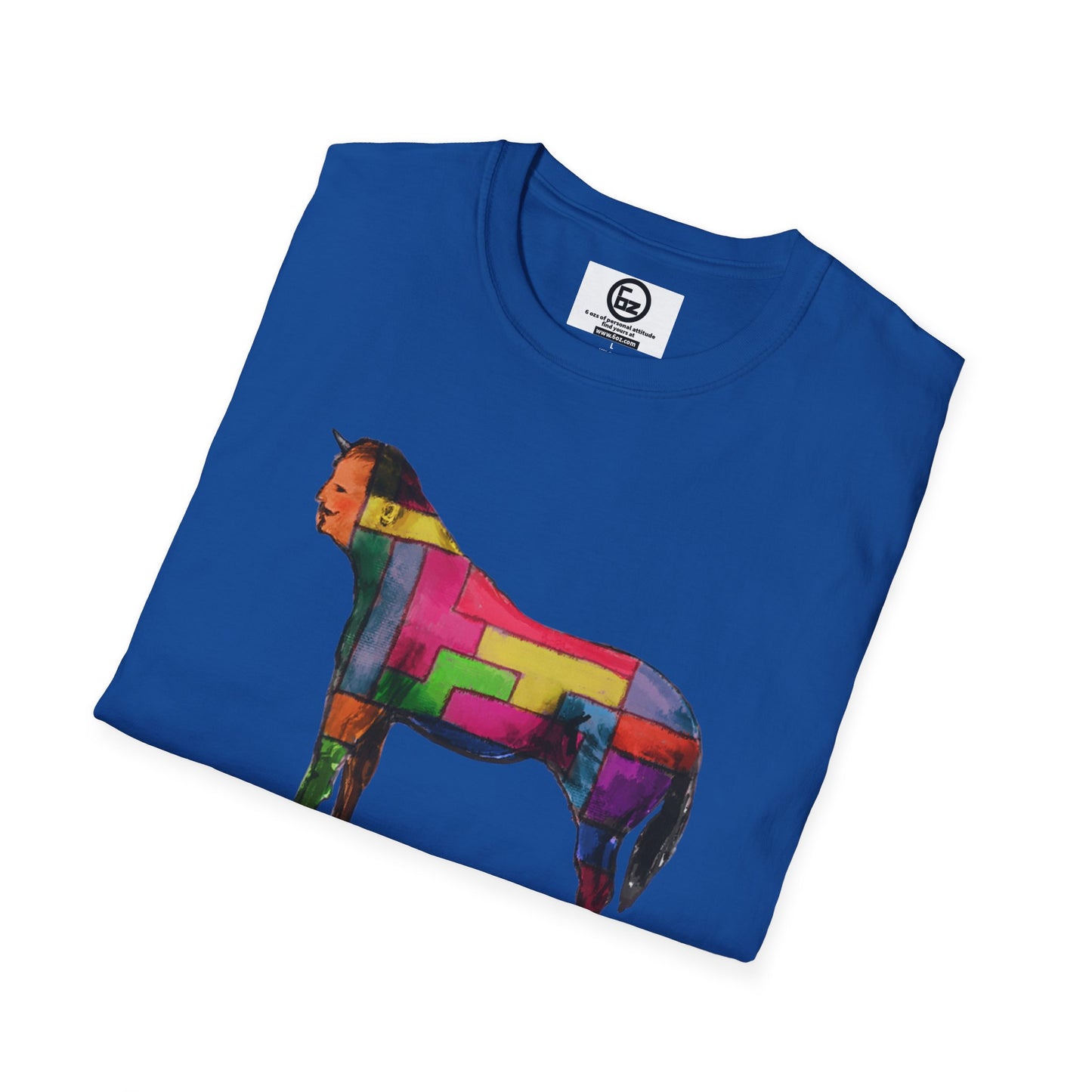 Colorful Horse Graphic Unisex T-Shirt, Vibrant Art Tee, Casual Wear, Unique Gift, Animal Lover Shirt, Summer Fun Attire