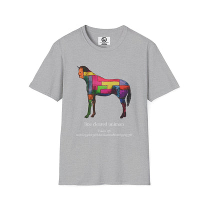 Colorful Horse Graphic Unisex T-Shirt, Vibrant Art Tee, Casual Wear, Unique Gift, Animal Lover Shirt, Summer Fun Attire