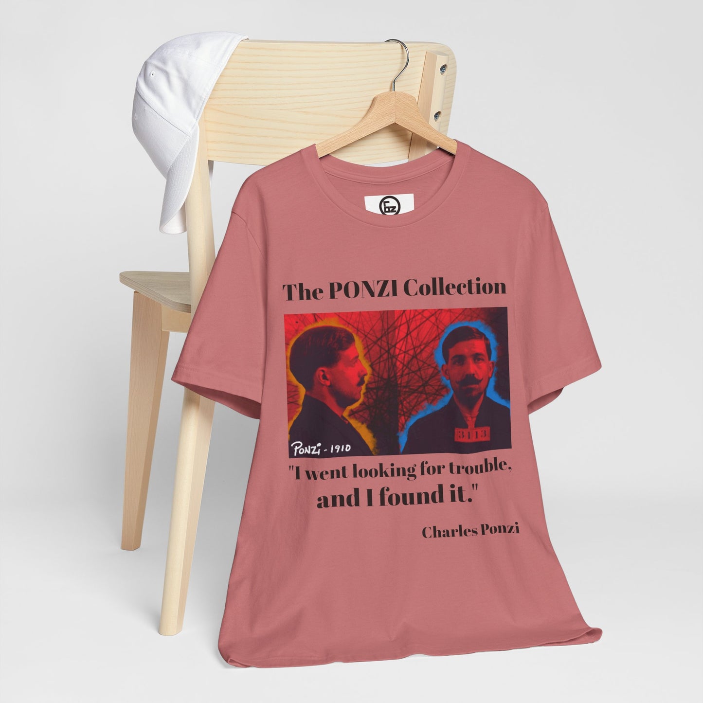 Charles Ponzi Quote Tee - Unisex Jersey Short Sleeve