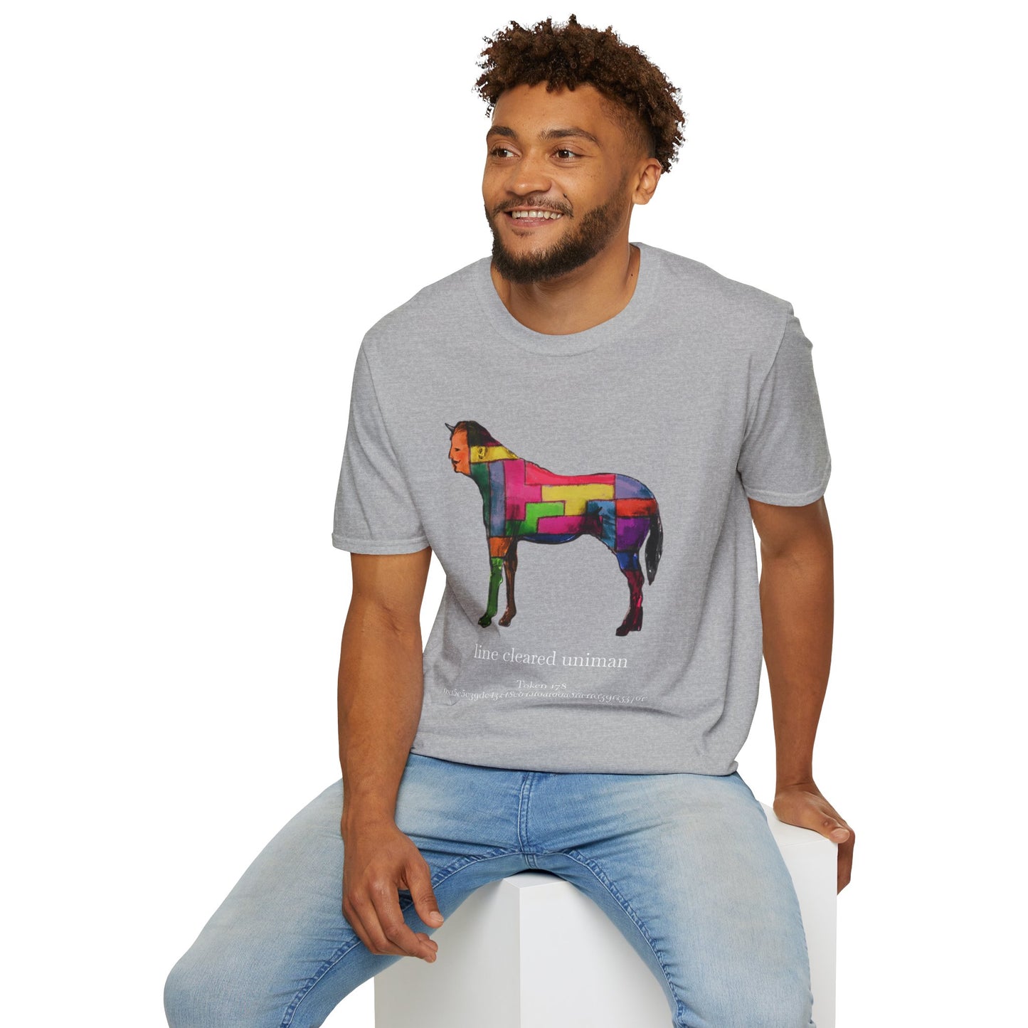 Colorful Horse Graphic Unisex T-Shirt, Vibrant Art Tee, Casual Wear, Unique Gift, Animal Lover Shirt, Summer Fun Attire