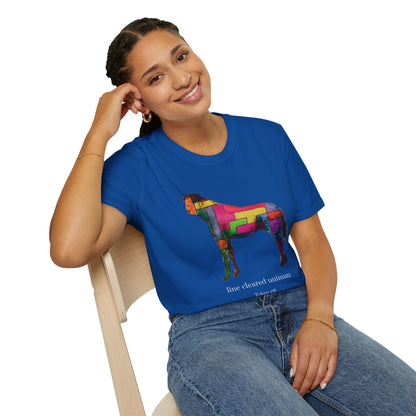 Colorful Horse Graphic Unisex T-Shirt, Vibrant Art Tee, Casual Wear, Unique Gift, Animal Lover Shirt, Summer Fun Attire