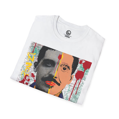 Colorful Artistic Unisex T-Shirt with Graphic Design, Retro Style, Casual Wear, Gift for Art Lovers, Unique Streetwear, Birthday Gift