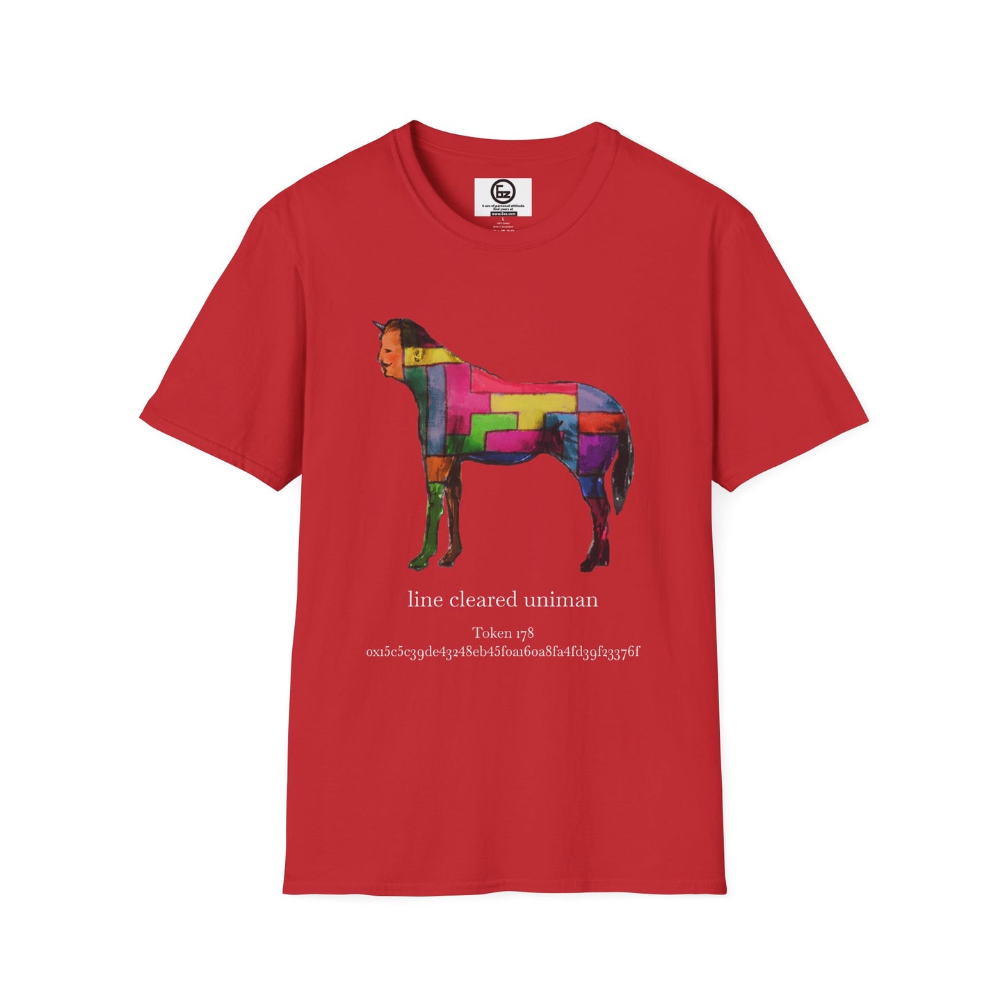 Colorful Horse Graphic Unisex T-Shirt, Vibrant Art Tee, Casual Wear, Unique Gift, Animal Lover Shirt, Summer Fun Attire
