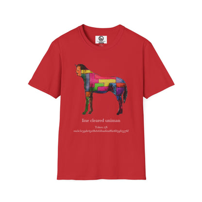 Colorful Horse Graphic Unisex T-Shirt, Vibrant Art Tee, Casual Wear, Unique Gift, Animal Lover Shirt, Summer Fun Attire