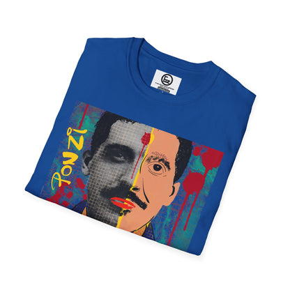 Colorful Artistic Unisex T-Shirt with Graphic Design, Retro Style, Casual Wear, Gift for Art Lovers, Unique Streetwear, Birthday Gift