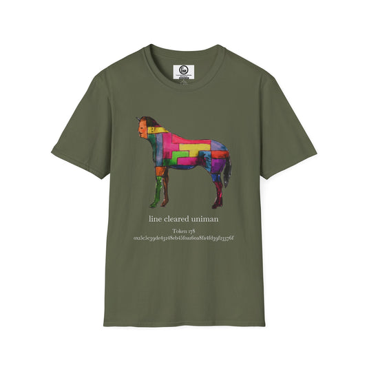 Colorful Horse Graphic Unisex T-Shirt, Vibrant Art Tee, Casual Wear, Unique Gift, Animal Lover Shirt, Summer Fun Attire
