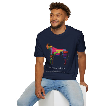 Colorful Horse Graphic Unisex T-Shirt, Vibrant Art Tee, Casual Wear, Unique Gift, Animal Lover Shirt, Summer Fun Attire