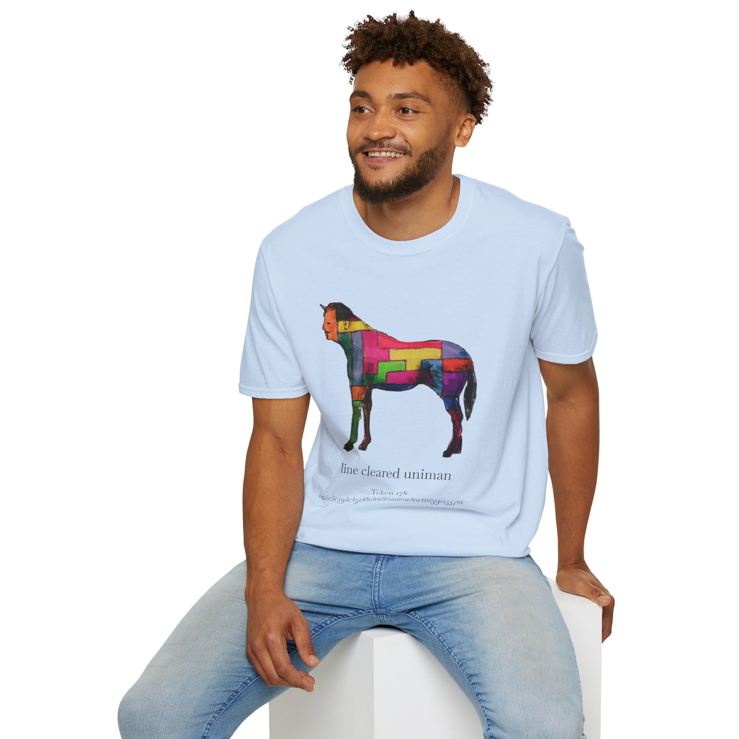 Colorful Horse Graphic Unisex T-Shirt, Vibrant Art Tee, Casual Wear, Unique Gift, Animal Lover Shirt, Summer Fun Attire