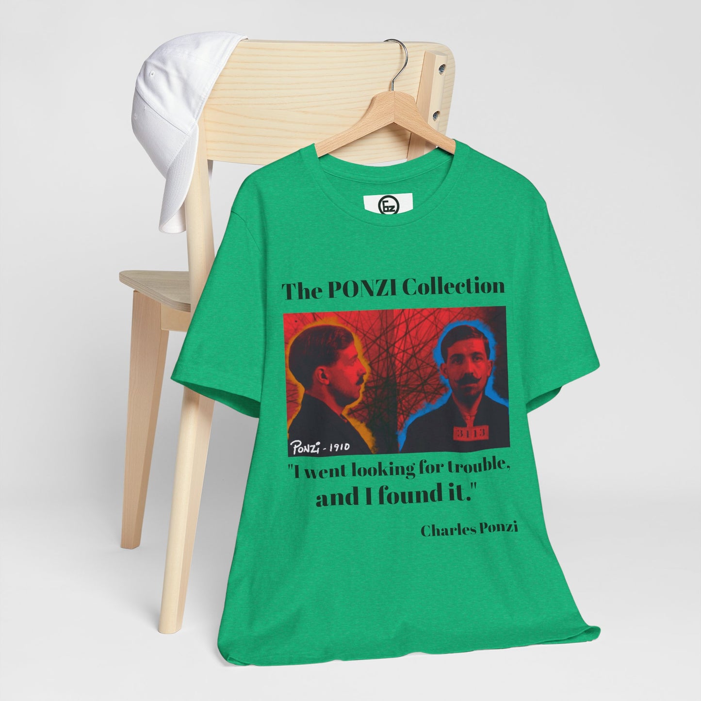 Charles Ponzi Quote Tee - Unisex Jersey Short Sleeve