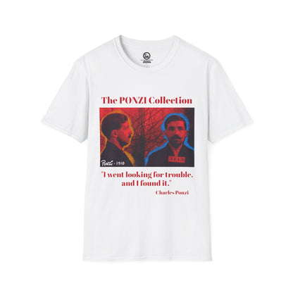 Vintage Ponzi Quote T-Shirt, Soft Cotton Tee, Retro Graphic Shirt, Unique Gift, Casual Wear, History Lover Apparel