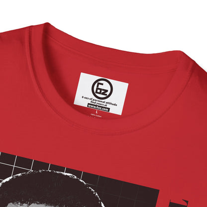 Vintage Graphic Tees, Retro Art T-Shirt, Unisex Softstyle Top, Unique Graphic Shirt, Nostalgic Fashion Tee, Gift for Art Lovers