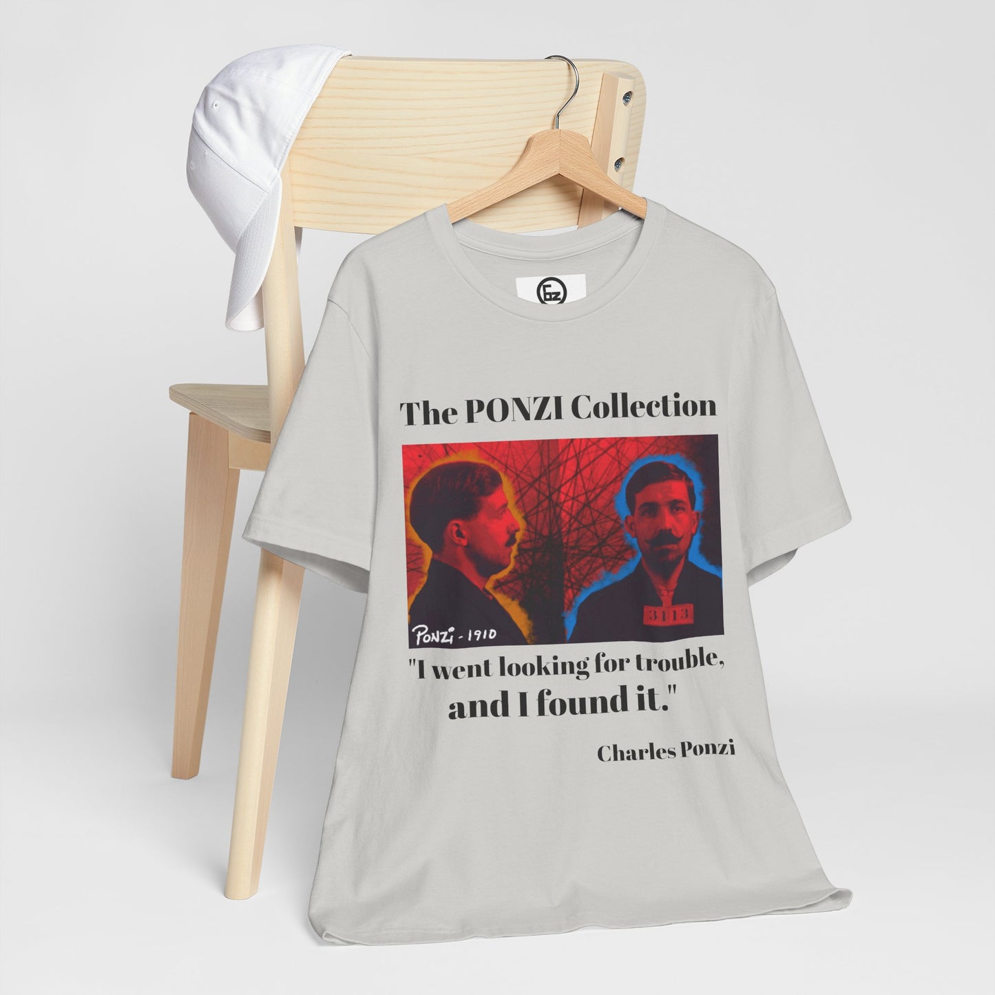 Charles Ponzi Quote Tee - Unisex Jersey Short Sleeve