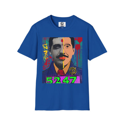 Colorful Artistic Unisex T-Shirt with Graphic Design, Retro Style, Casual Wear, Gift for Art Lovers, Unique Streetwear, Birthday Gift