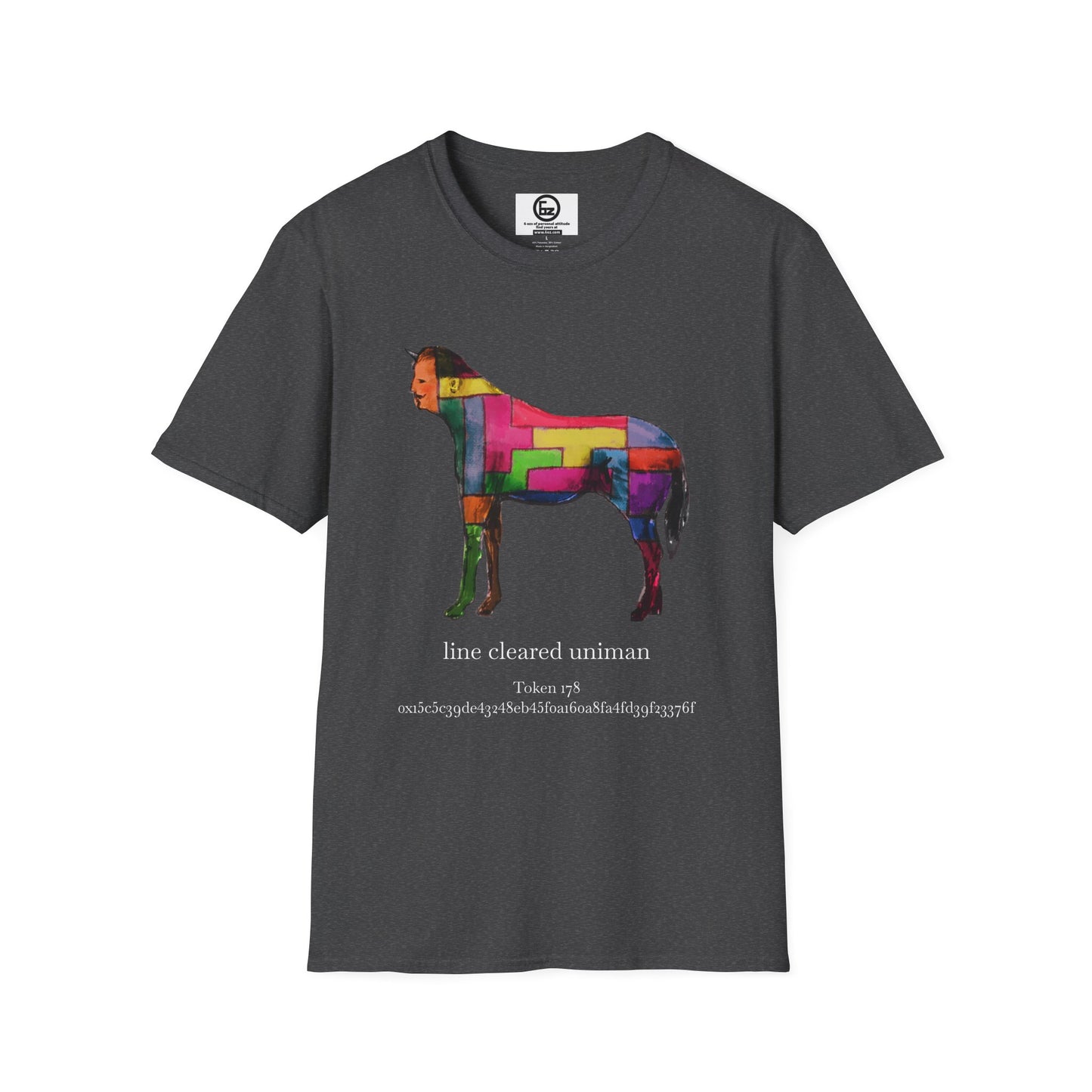 Colorful Horse Graphic Unisex T-Shirt, Vibrant Art Tee, Casual Wear, Unique Gift, Animal Lover Shirt, Summer Fun Attire