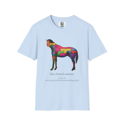 Colorful Horse Graphic Unisex T-Shirt, Vibrant Art Tee, Casual Wear, Unique Gift, Animal Lover Shirt, Summer Fun Attire