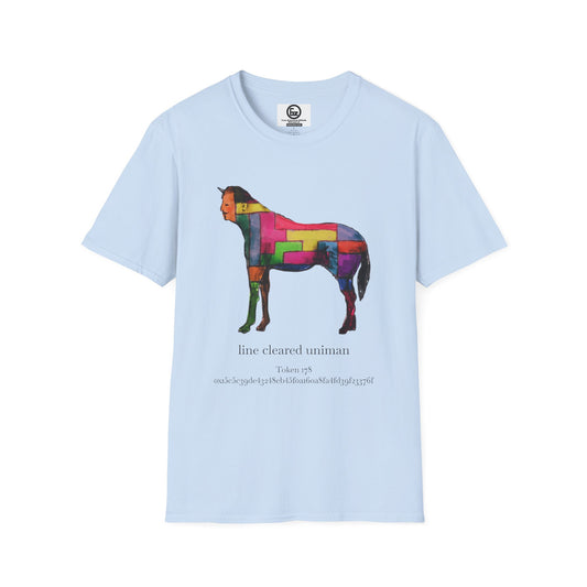 Colorful Horse Graphic Unisex T-Shirt, Vibrant Art Tee, Casual Wear, Unique Gift, Animal Lover Shirt, Summer Fun Attire
